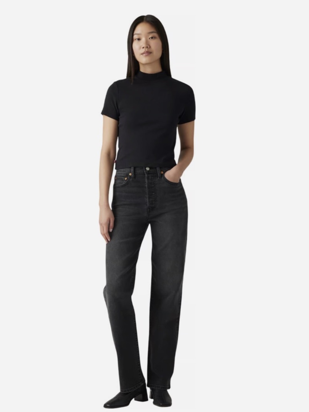 Levi’s ribcage straight 27x32